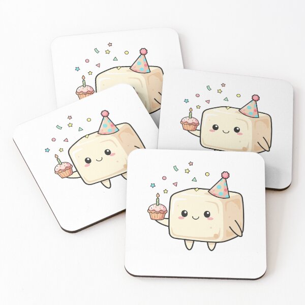 Item preview, Birthday Tofu designed and sold by kittymerchph.