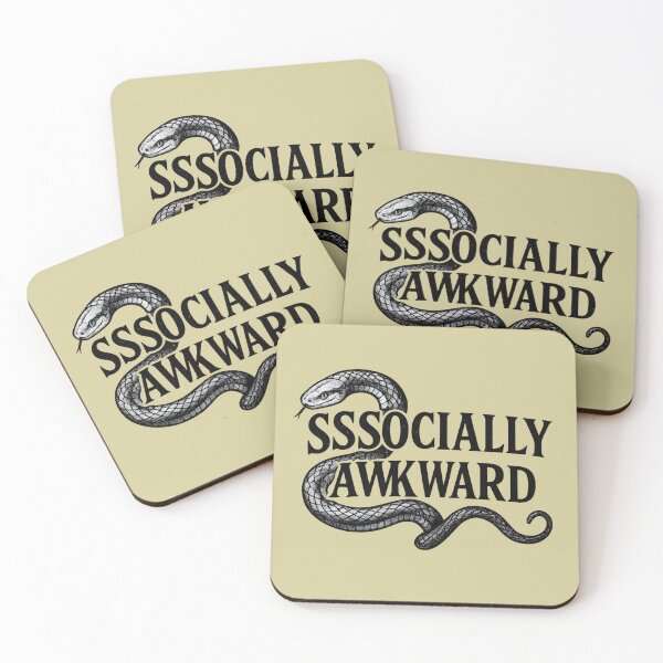 Item preview, Sssocially Awkward Snake Design designed and sold by Storyveil.