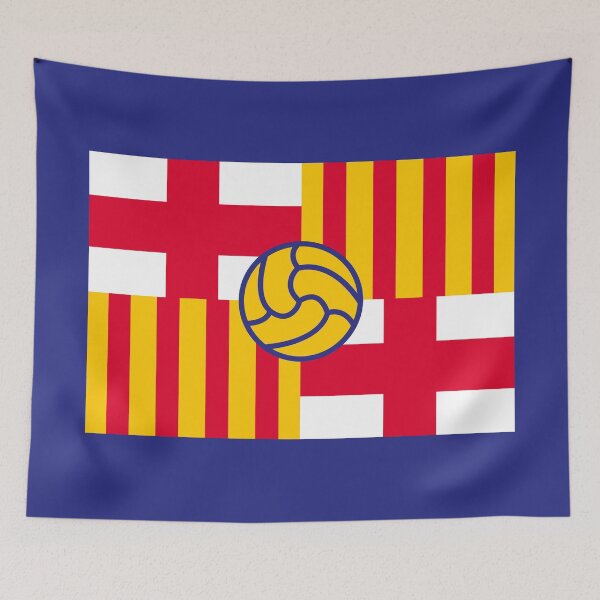 Item preview, Vintage Catalan Football Heritage Flag designed and sold by abihooper.