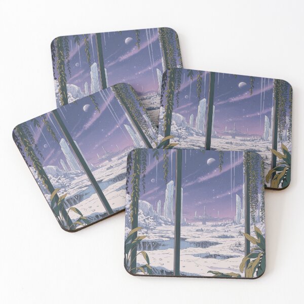 Item preview, Frosted Skyline Garden Lo-Fi Art designed and sold by DreamCraze.