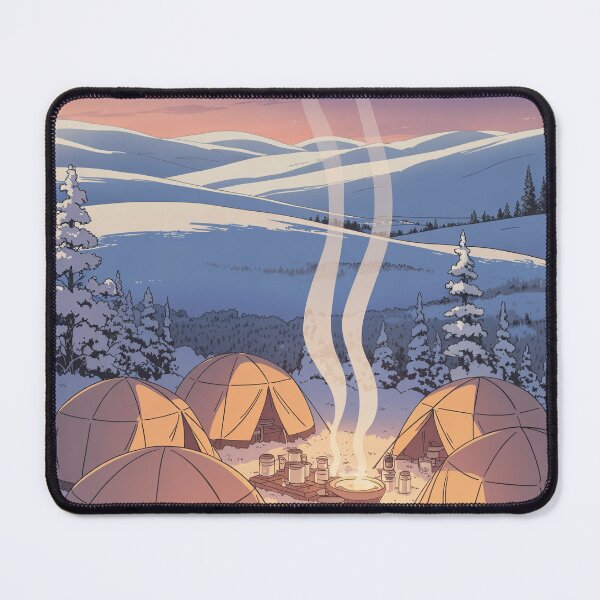 Item preview, Campfire in Snow Lofi Art designed and sold by DreamCraze.