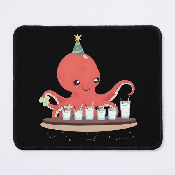 Item preview, Cute Party Octopus – Funny Alcohol-Free Celebration Design designed and sold by TestudoDesign.
