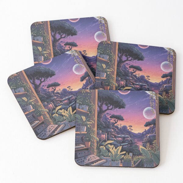 Item preview, Planet Moon Lo-Fi Synth Space Studio designed and sold by DreamCraze.