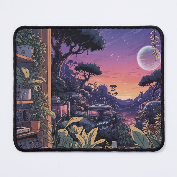 Item preview, Planet Moon Lo-Fi Synth Space Studio designed and sold by DreamCraze.