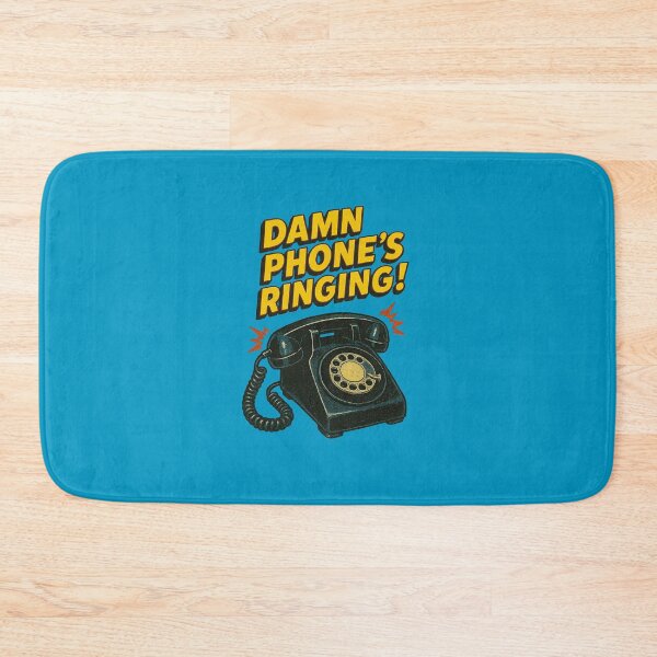 Item preview, Retro Phone “Damn Phone’s Ringing!” – Funny Vintage Pop Art Design designed and sold by The Devil's Bargain.