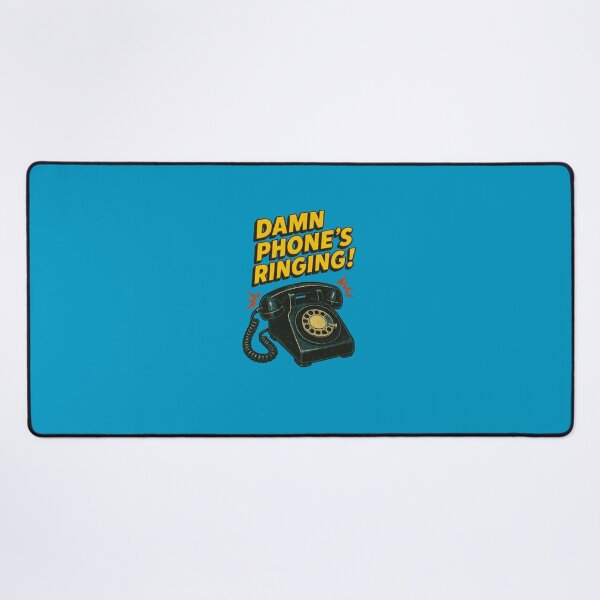 Item preview, Retro Phone “Damn Phone’s Ringing!” – Funny Vintage Pop Art Design designed and sold by The Devil's Bargain.