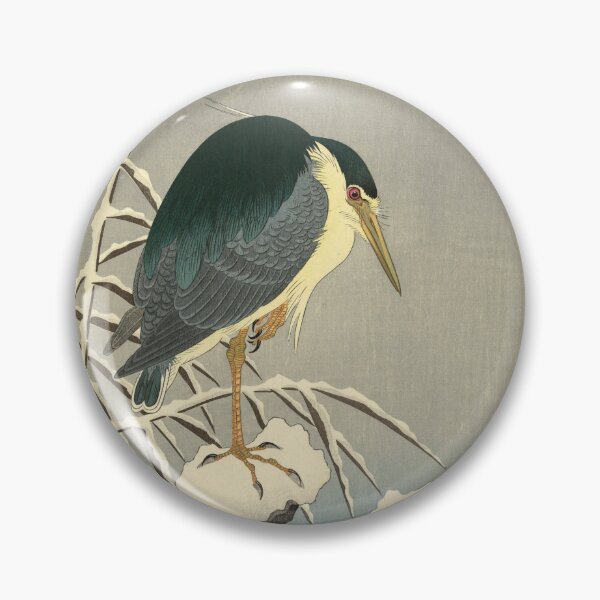 Item preview, Ohara Koson: Heron in Snow designed and sold by Tridentulus.