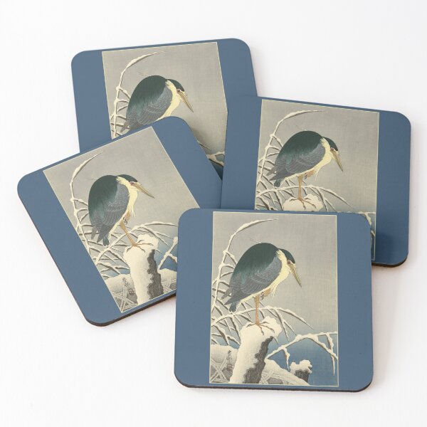 Item preview, Ohara Koson: Heron in Snow designed and sold by Tridentulus.