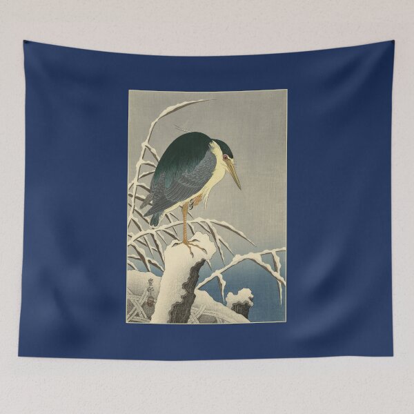 Item preview, Ohara Koson: Heron in Snow designed and sold by Tridentulus.