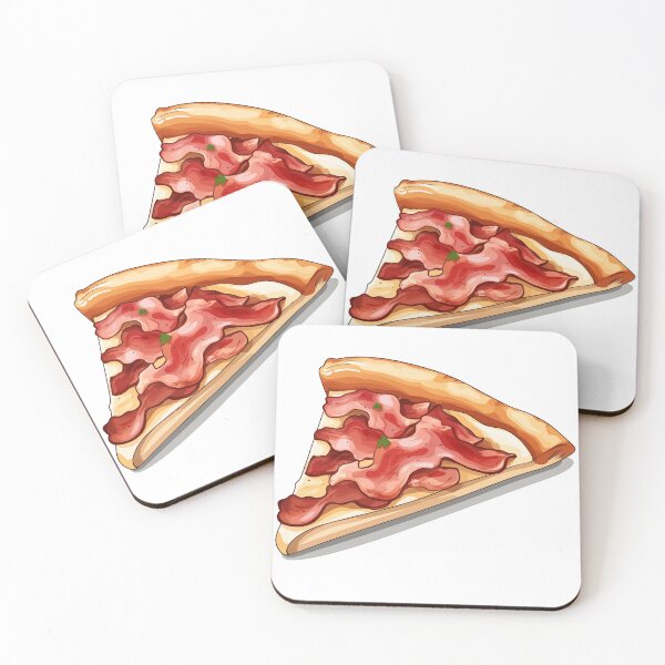 Item preview, Crispy Bacon Pizza Slice designed and sold by New-School-Wave.