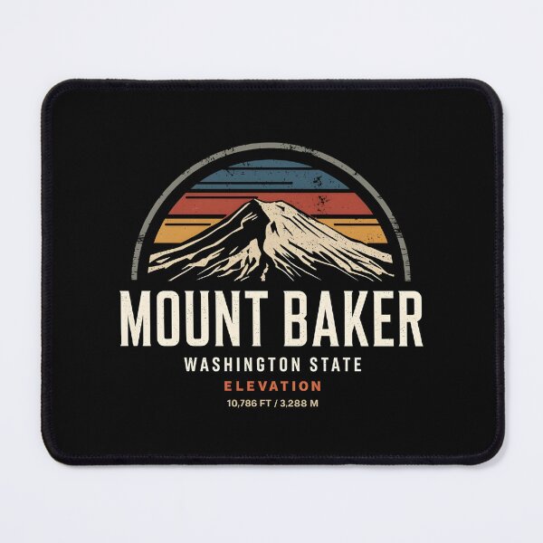Item preview, Mount Baker - Washington State  designed and sold by GoodOldVintage.