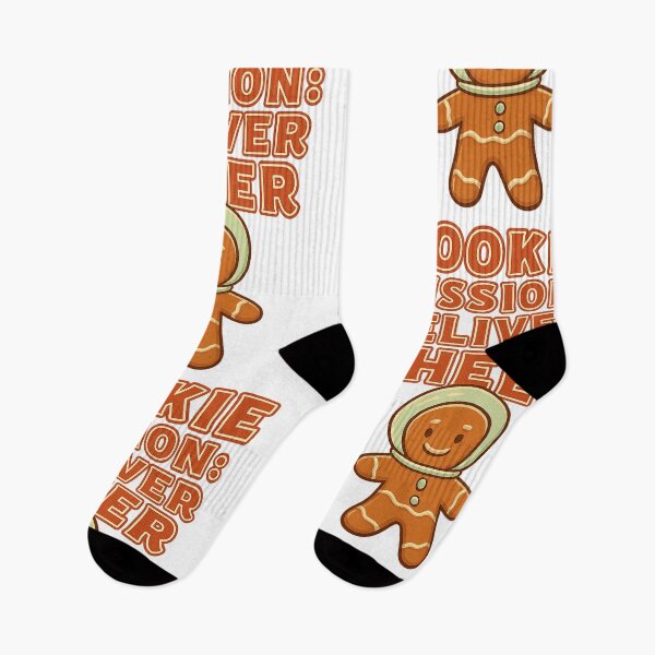 Item preview, Funny Gingerbread Space Christmas T-Shirt & Sticker | Cookie Mission Deliver Cheer Holiday Gift designed and sold by Jaded's Cute Clips.