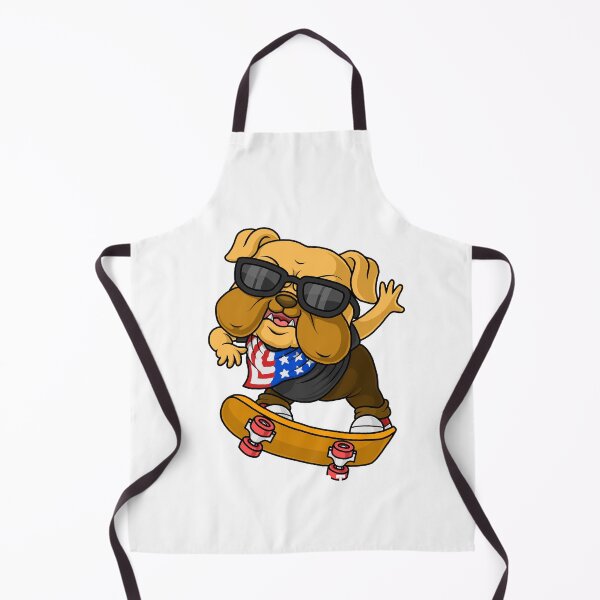 Item preview, Bulldog skater on wheels designed and sold by Joncasmiart.