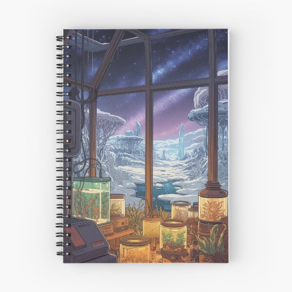 Item preview, Biolab Window View Lo-Fi Chill Art designed and sold by DreamCraze.