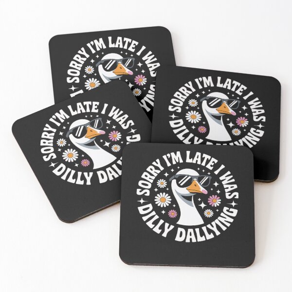 Item preview, Vintage I I'm Late Sorry Funny Dallying Classic Retro Was Saying Dilly designed and sold by PEDDAKAPRADEEP.