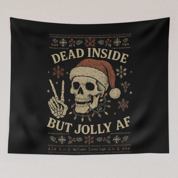 Item preview, Inside Vintage Jolly Christmas Classic Essential Retro Af But Dead designed and sold by SmithWSTaRR.