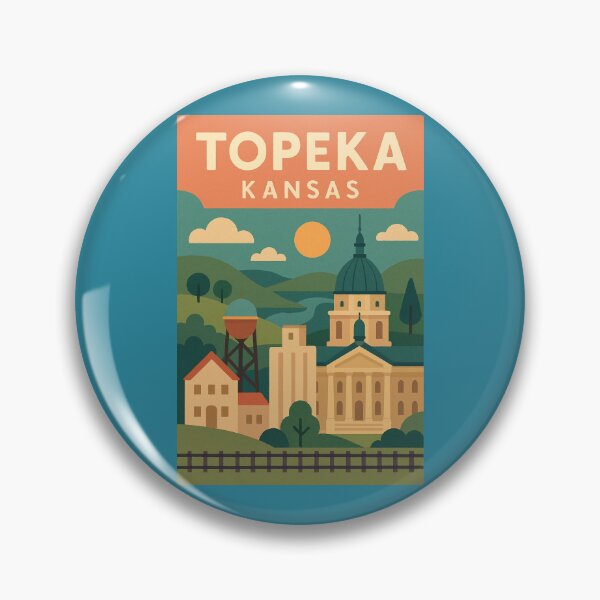Item preview, Topeka Kansas  designed and sold by Broken Antler Designs .