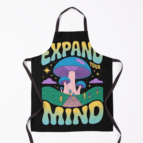 Item preview, Expand Your Mind – Psychedelic Retro Mushroom Art designed and sold by JouRav.