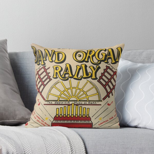 Item preview, Vintage Band Organ Rally Poster | 9th Annual Event 1984 | Station Square Pittsburgh | Bold Typography & Vibrant Colors designed and sold by artofuniverse.
