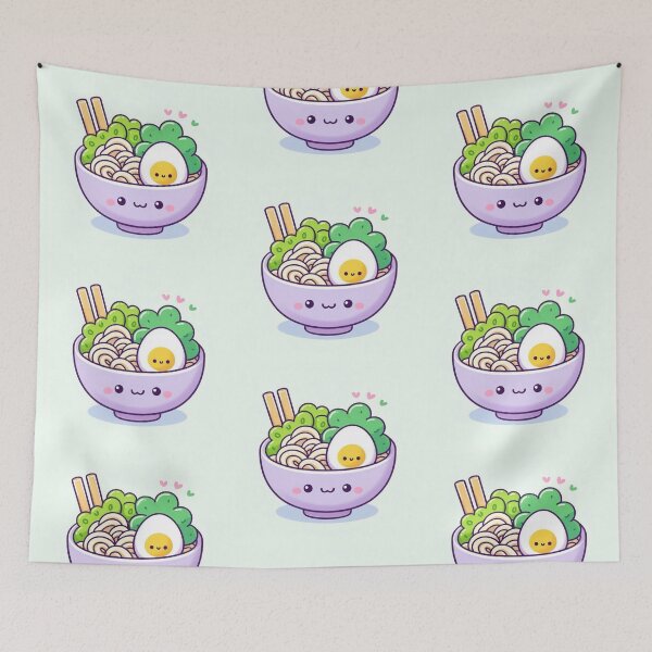 Item preview, Cute Kawaii Ramen Bowl – Adorable Anime Manga Noodle Lover Design designed and sold by Sugar Wisdom .