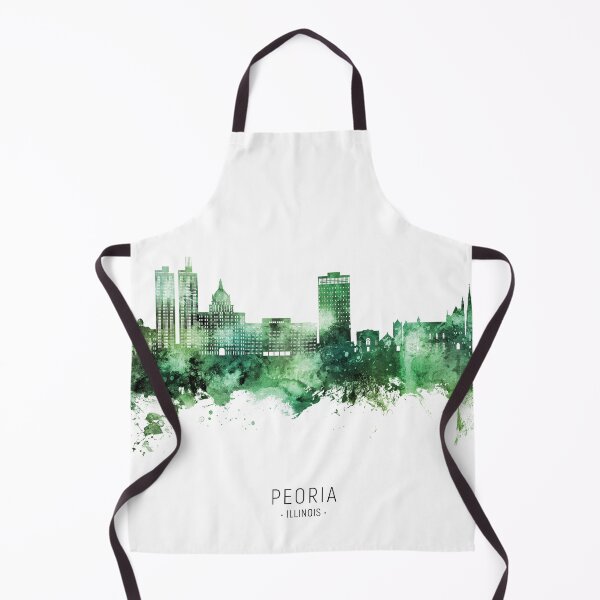 Item preview, Peoria Illinois Skyline designed and sold by ArtPrints.