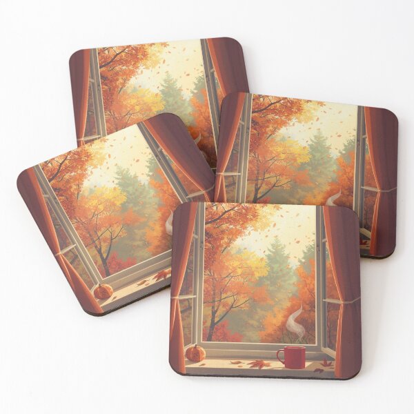 Item preview, Autumn Window View designed and sold by SunDrift.
