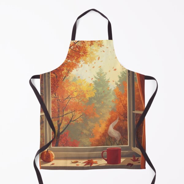 Item preview, Autumn Window View designed and sold by SunDrift.