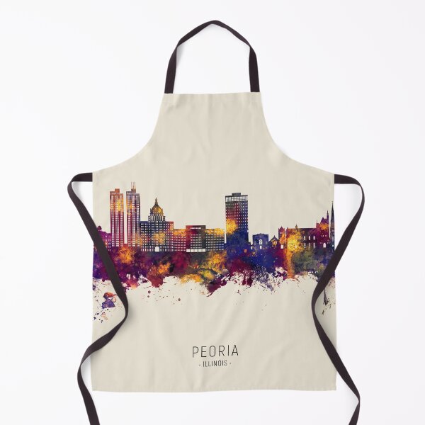 Item preview, Peoria Illinois Skyline designed and sold by ArtPrints.