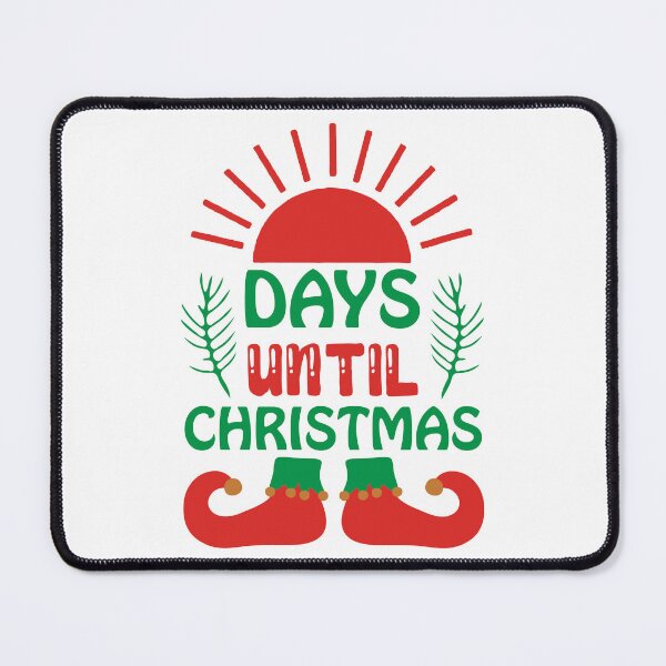 Item preview, Days Until Christmas - Festive Holiday Countdown Slogan designed and sold by FuzionRaptor.