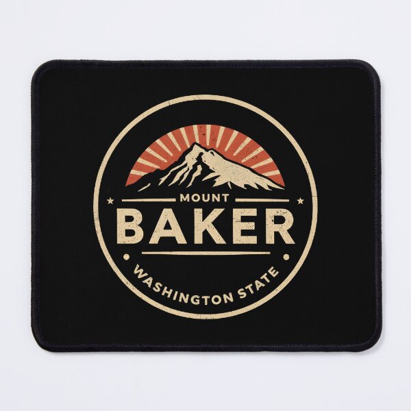 Item preview, Mount Baker - Washington State designed and sold by GoodOldVintage.