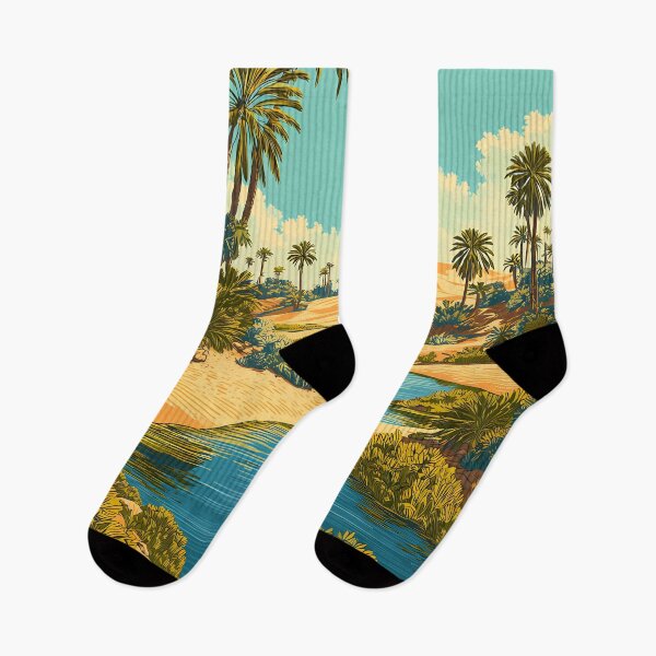 Item preview, Libya Illustration Travel Art Vintage designed and sold by KrisSidDesigns.