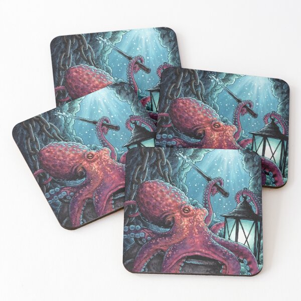 Item preview, Everyday Witch's Familiars Oracle - The Octopus designed and sold by Elisabeth Alba Illustration.