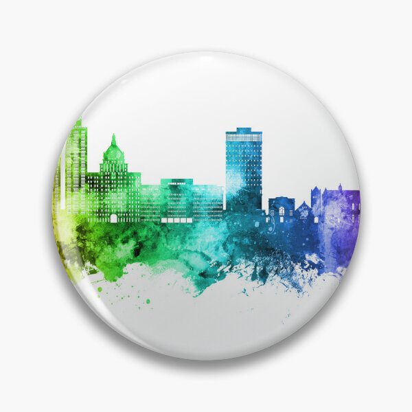Item preview, Peoria Illinois Skyline designed and sold by ArtPrints.