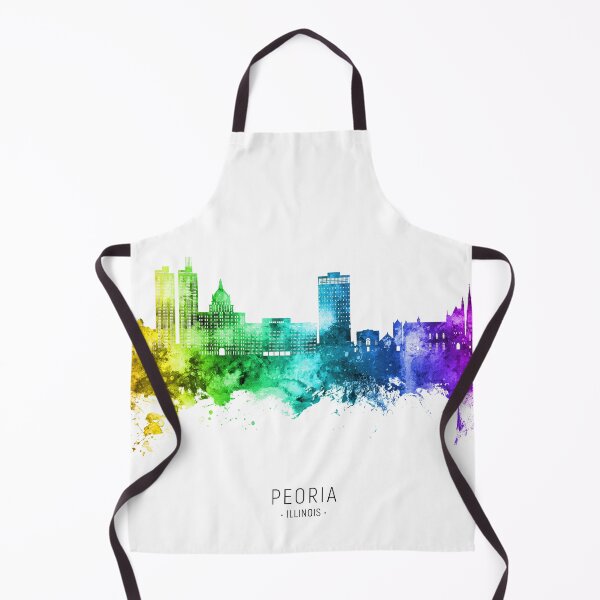 Item preview, Peoria Illinois Skyline designed and sold by ArtPrints.