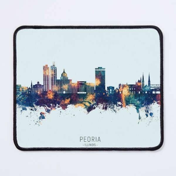 Item preview, Peoria Illinois Skyline designed and sold by ArtPrints.