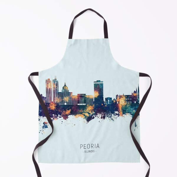 Item preview, Peoria Illinois Skyline designed and sold by ArtPrints.