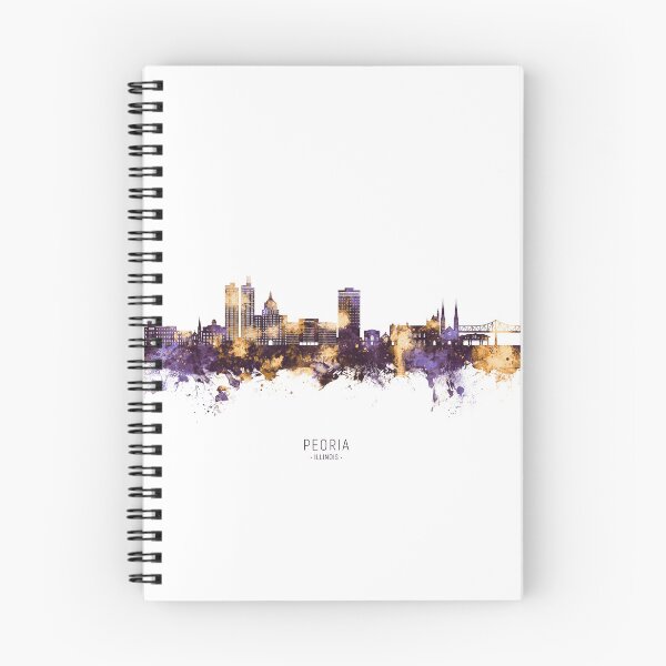 Item preview, Peoria Illinois Skyline designed and sold by ArtPrints.