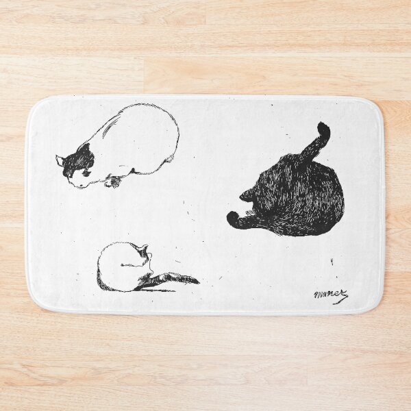 Item preview, Cats Edouard Manet Black and White Sketch designed and sold by pelagio.