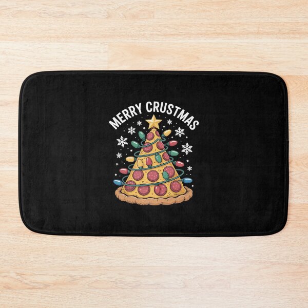 Item preview, Merry Crustmas Pizza Lover Christmas Tree Xmas Boys Kids 63  designed and sold by BeetleMalon.
