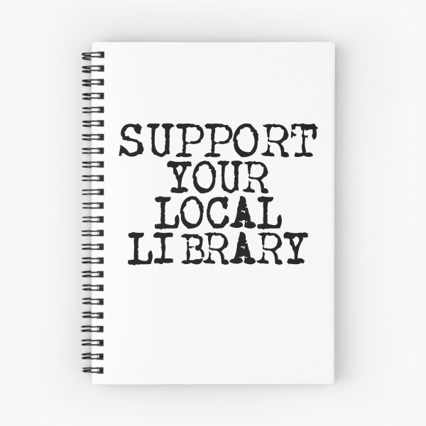 Item preview, Support Your Local Library - Book lovers designed and sold by HappyArts90.