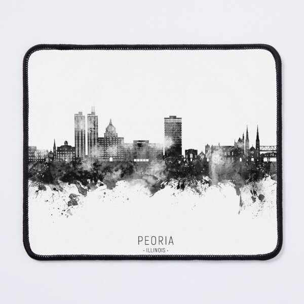 Item preview, Peoria Illinois Skyline designed and sold by ArtPrints.