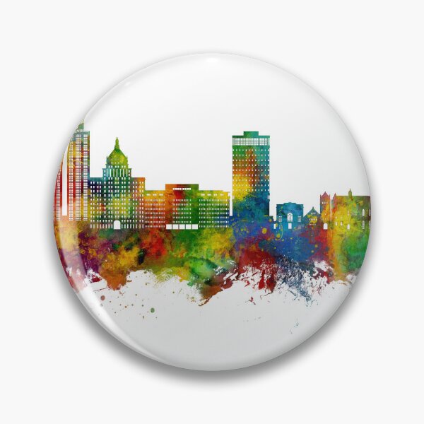 Item preview, Peoria Illinois Skyline designed and sold by ArtPrints.