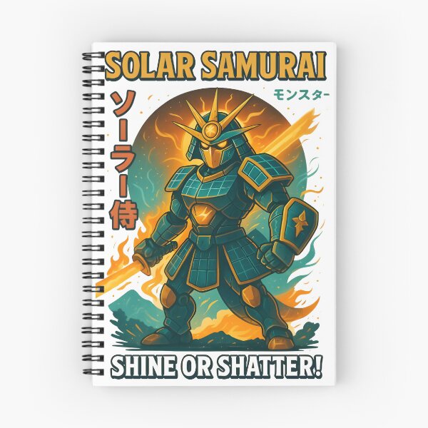 Item preview, Solar Samurai – Shine or Shatter! | Cyber Mecha Warrior of Light designed and sold by Snackwear Apparel.