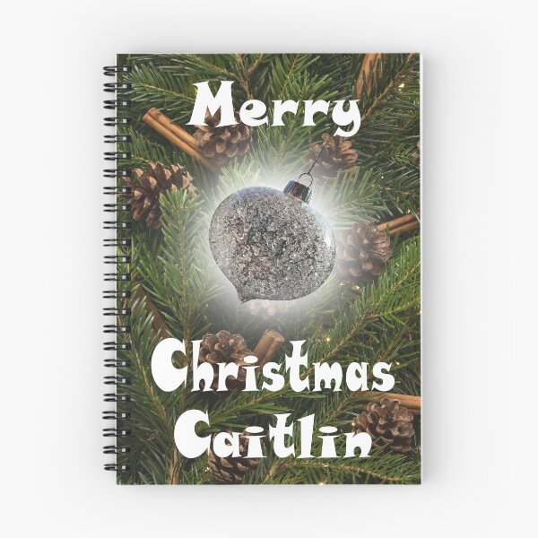 Item preview, Merry Christmas Caitlin - Pine & Cinnamon with Glass Bauble :) designed and sold by Myriel-Myriel.