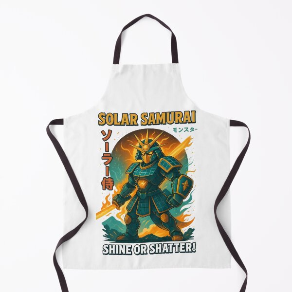 Item preview, Solar Samurai – Shine or Shatter! | Cyber Mecha Warrior of Light designed and sold by Snackwear Apparel.