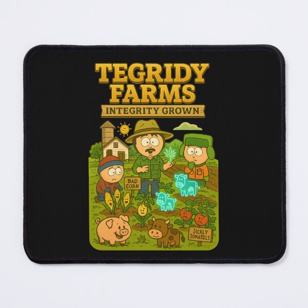 Item preview, Tegridy Farms Parody Tee - Funny Pop Culture Farm Humor Sticker designed and sold by GeniePixel.