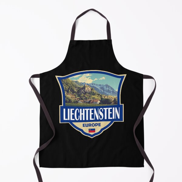 Item preview, Liechtenstein Illustration Retro Badge designed and sold by KrisSidDesigns.