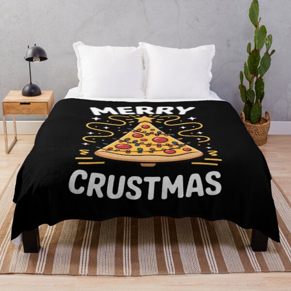 Item preview, Merry Crustmas Pizza Lover Xmas Tree Kids Pizza Christmas 5 designed and sold by BeetleMalon.