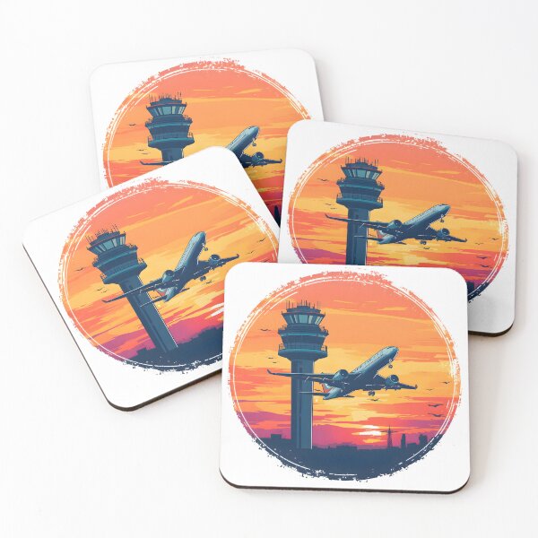 Item preview, Morning Takeoff – Airplane Illustration designed and sold by SunDrift.