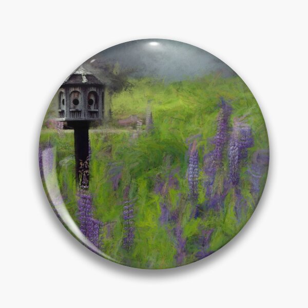 Item preview, Lupine Wind in a Bird's Paradise  designed and sold by Wayne King.